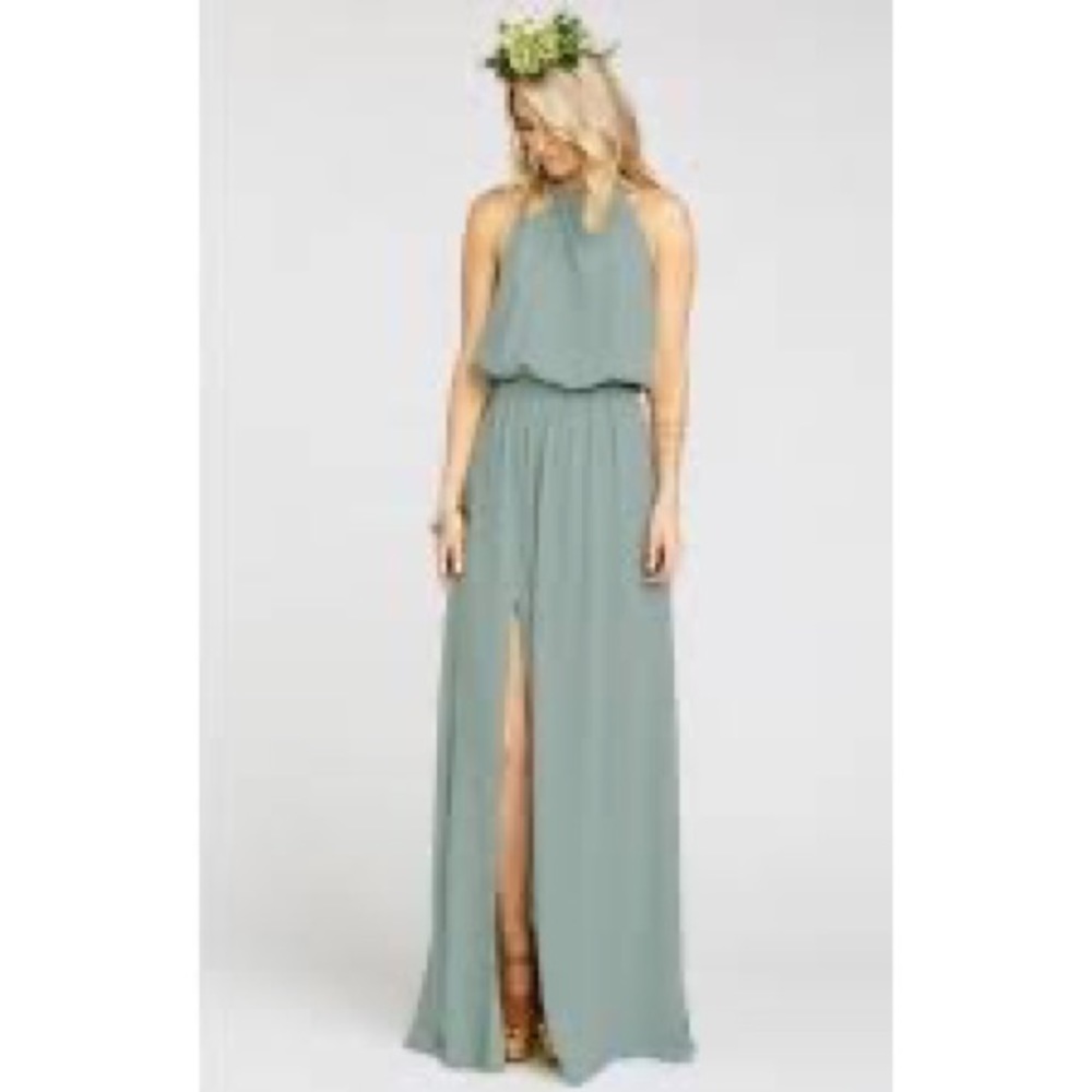 Show me your Mumu heather halter dress